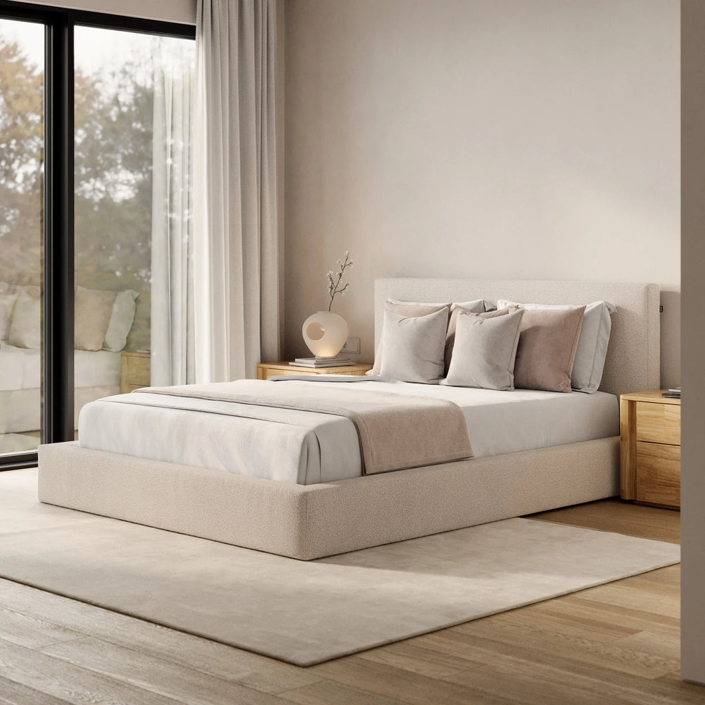 Cloud™ - Base de cama y respaldo acolchado ☁️