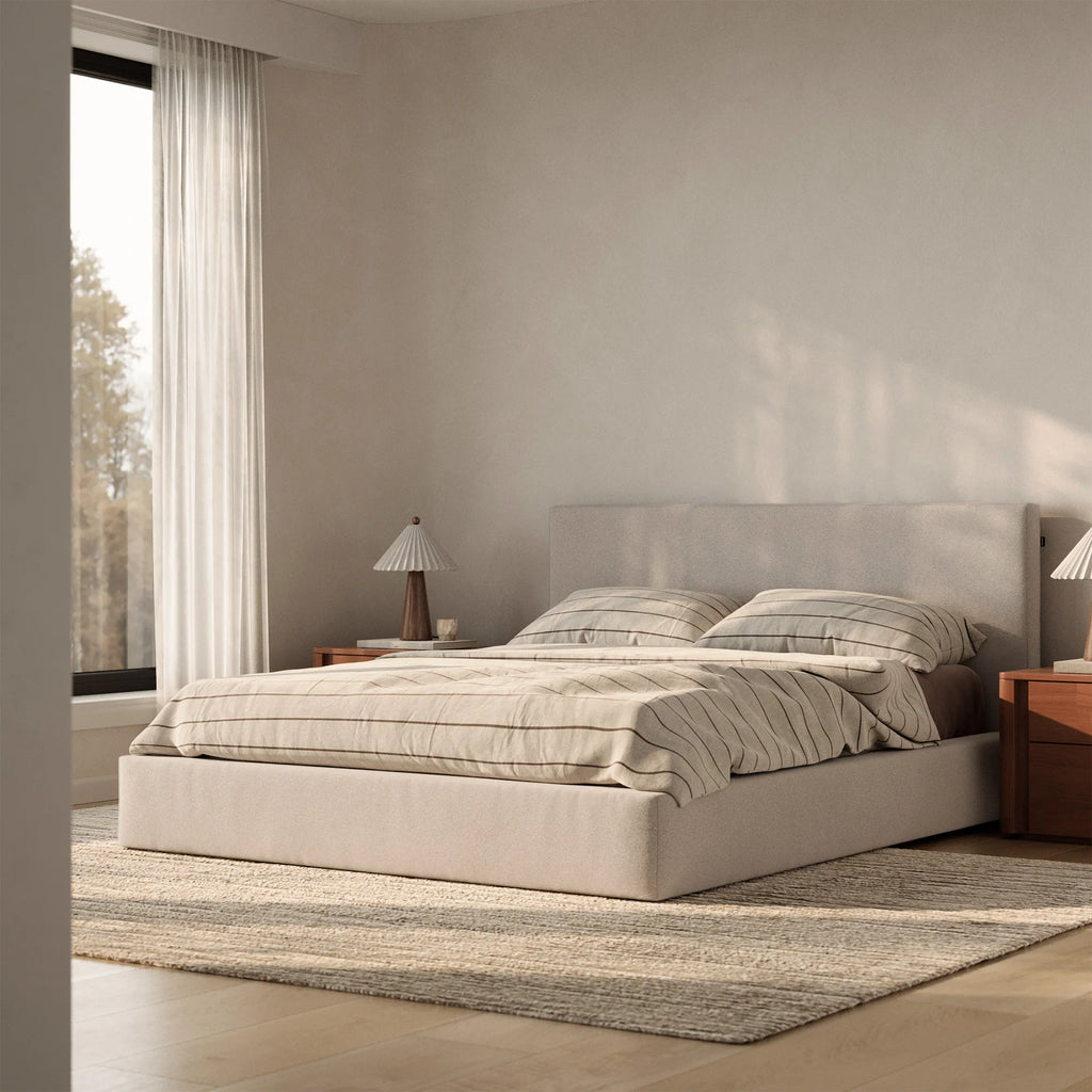 Cloud™ - Base de cama y respaldo acolchado ☁️