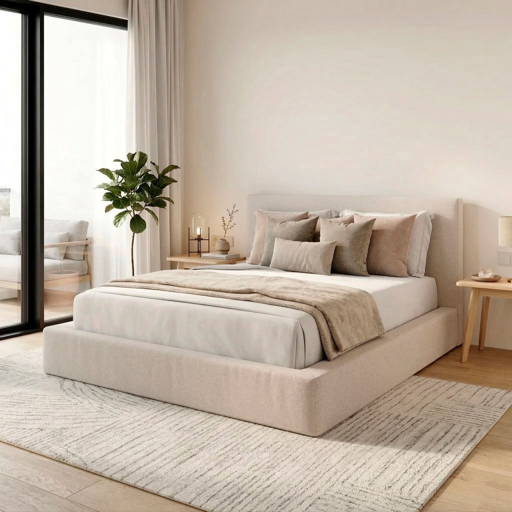 Seline Signature - Base de cama y respaldo acolchado