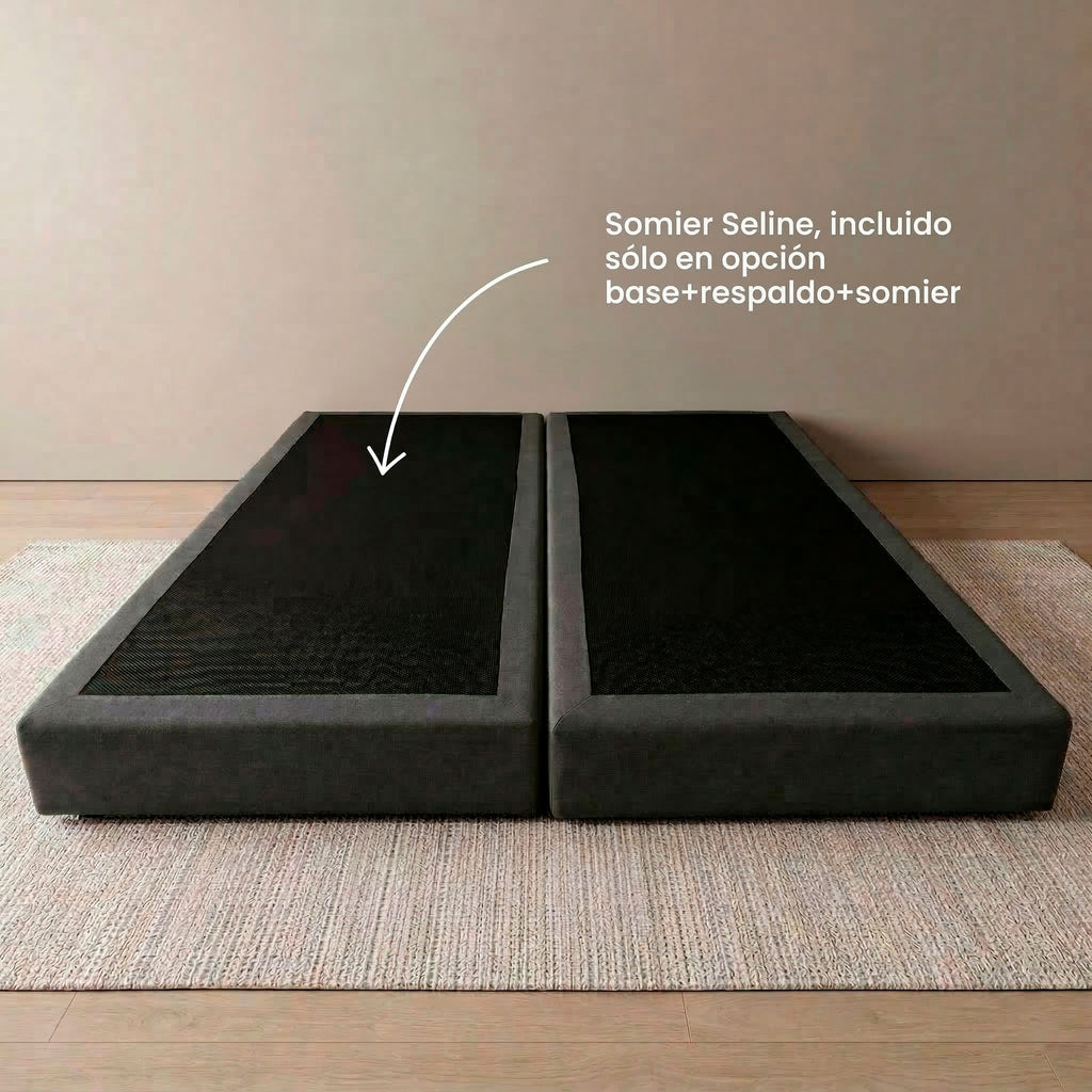 Seline Signature - Base de cama y respaldo acolchado